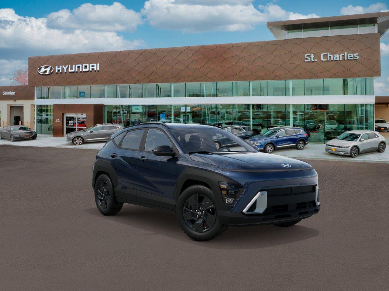 New 2027 Denim Blue Pearl Hyundai SEL Sport AWD image 2