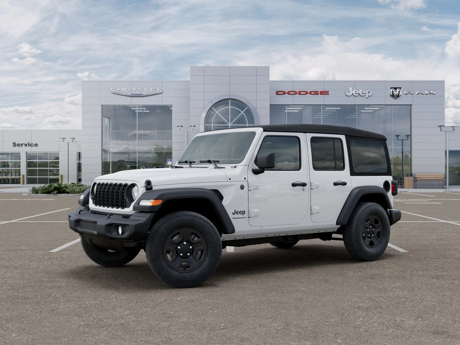 New 2026 Bright White Clearcoat Jeep Sport image 24