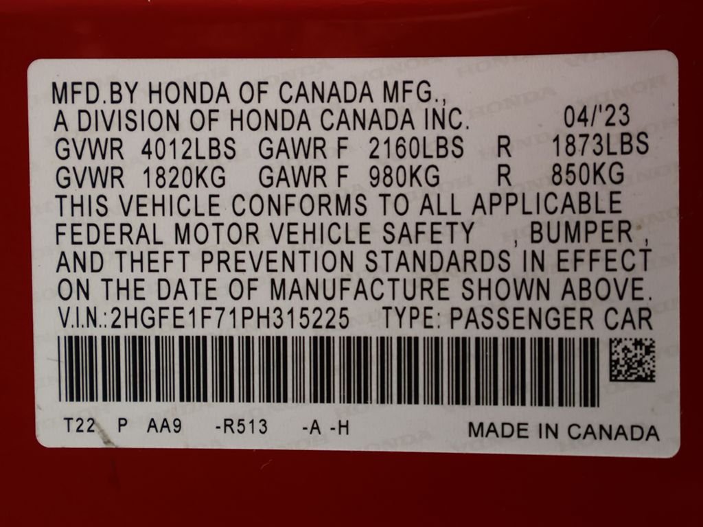 Used 2023 Red Honda EX image 42