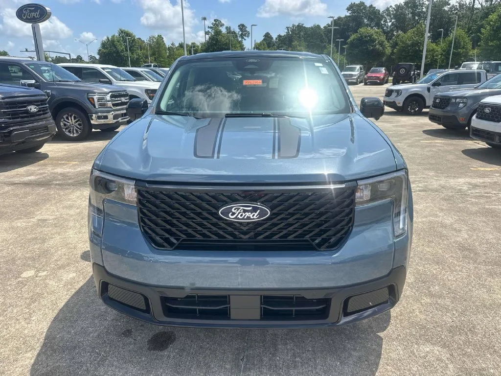 New 2026 Azure Gray Metallic Tri-Coat Ford Lariat® image 2