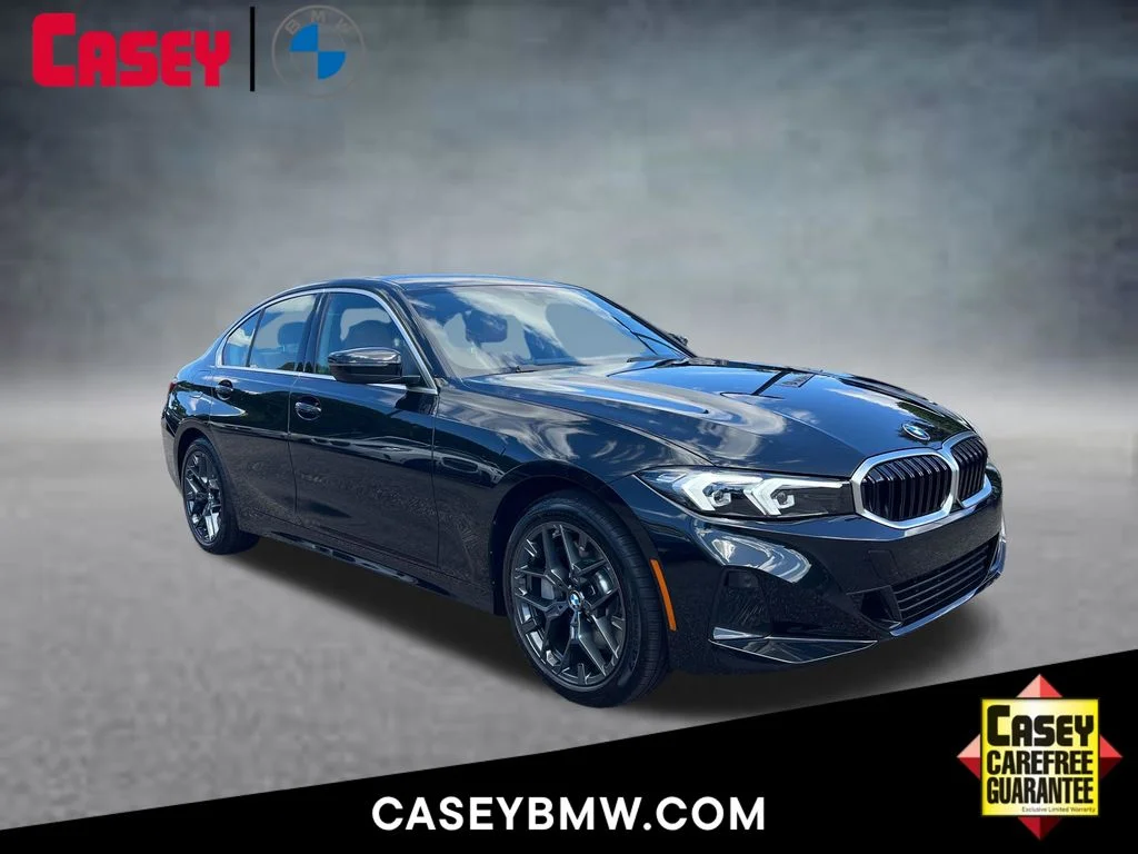 New 2026 Black BMW 330i xDrive image 1