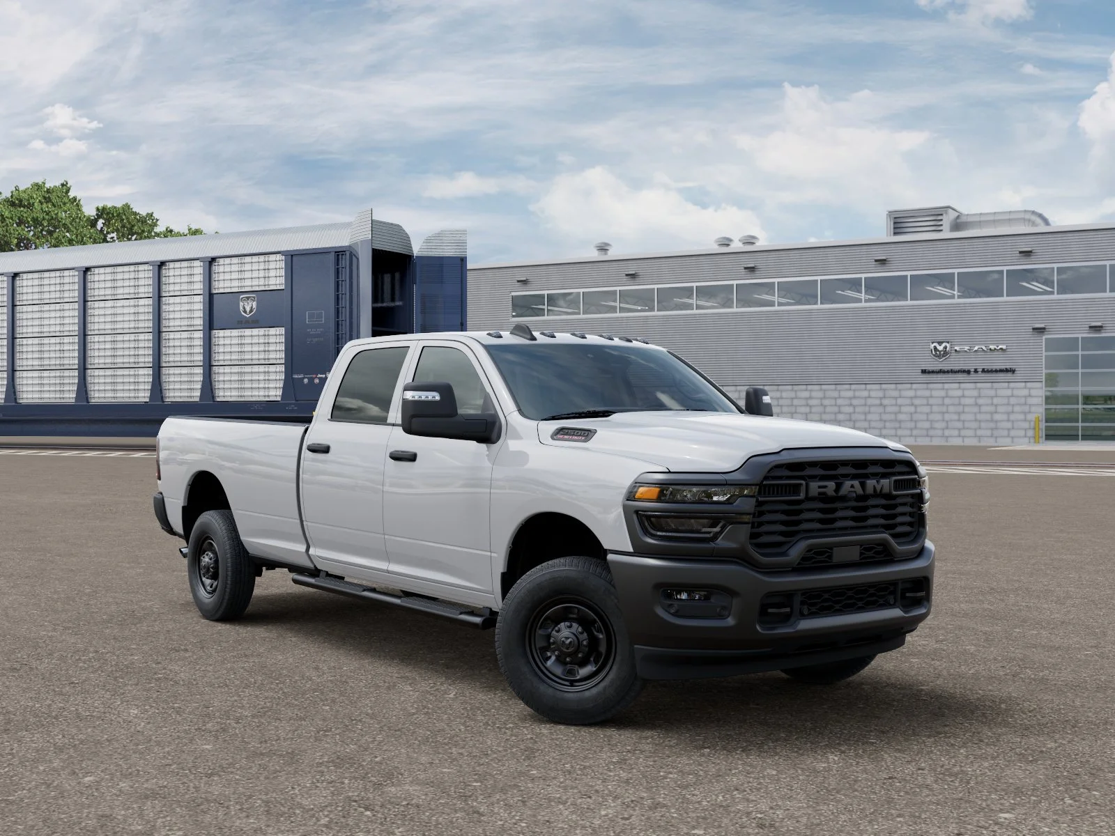New 2026 Bright White Clear-Coat Exterior Paint RAM TRADESMAN image 3