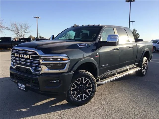 New 2026 Forged Blue Metallic  Paint Ram LIMITED LONGHORN MEGA CAB 4X4 6