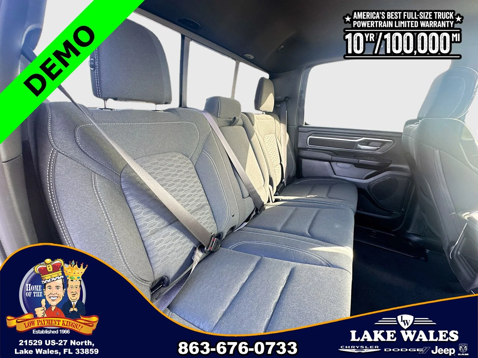 New 2026 Diamond Black Crystal Pearl-Coat Exterior Paint RAM Big Horn/Lone Star image 24