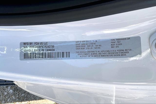 New 2026 Dodge Charger R/T Scat Pack 2D Coupe