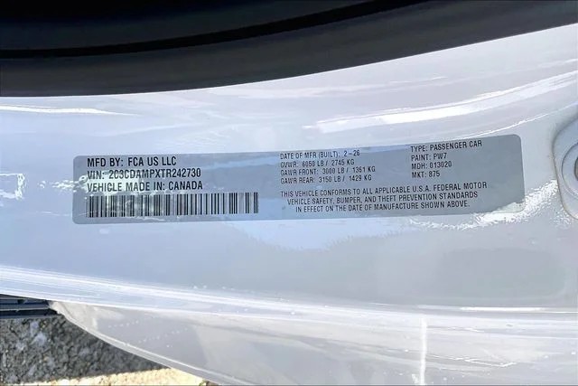 New 2026 Dodge Charger R/T Scat Pack 2D Coupe