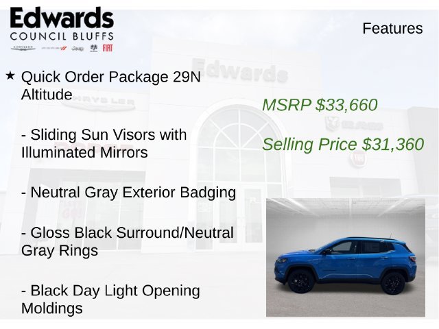 New 2026 Hydro Blue Pearl-Coat Exterior Paint Jeep Latitude image 8