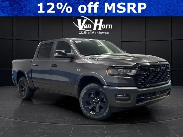 New 2026 Granite Crystal Metallic Clearcoat RAM Big Horn/Lone Star image 1