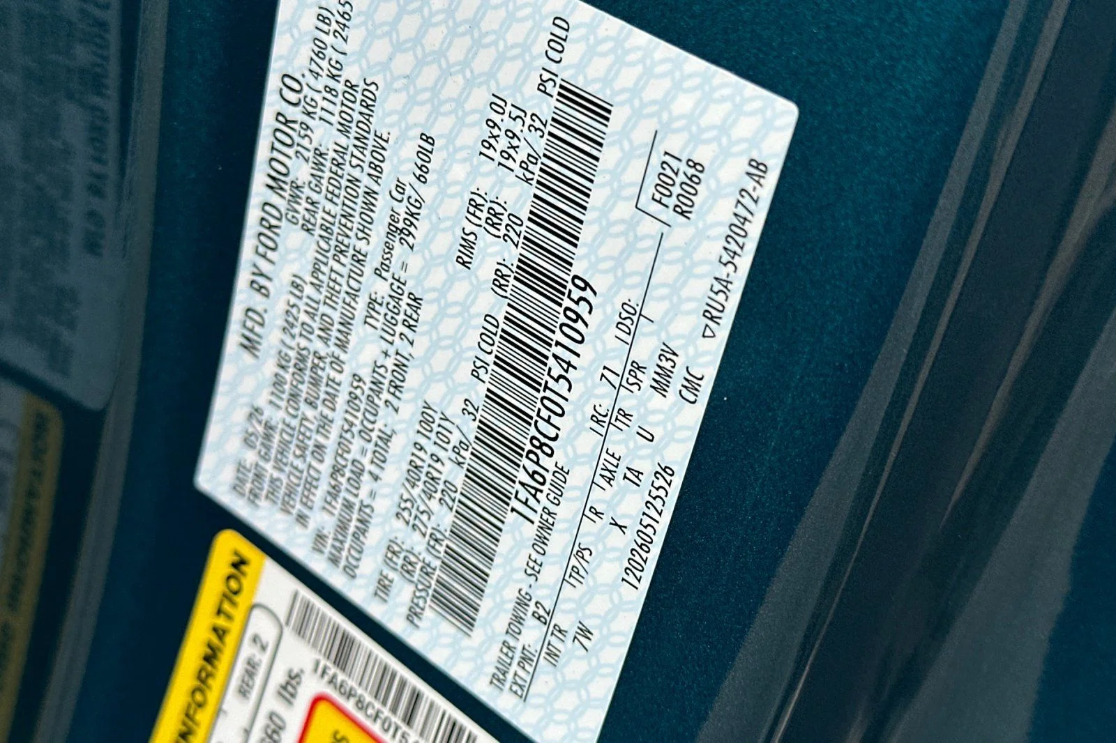 New 2026 Adriatic Blue Metallic Ford GT Premium Fastback image 22
