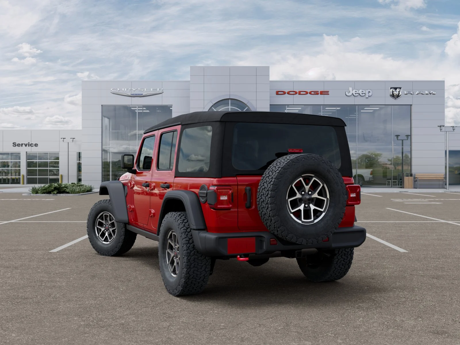New 2026 Firecracker Red Clear-Coat Exterior Paint Jeep Rubicon image 29