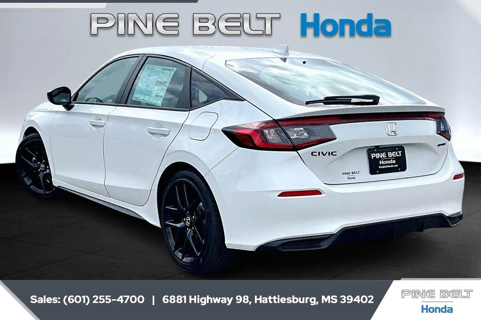 New 2026 Platinum White Pearl Honda Sport image 3