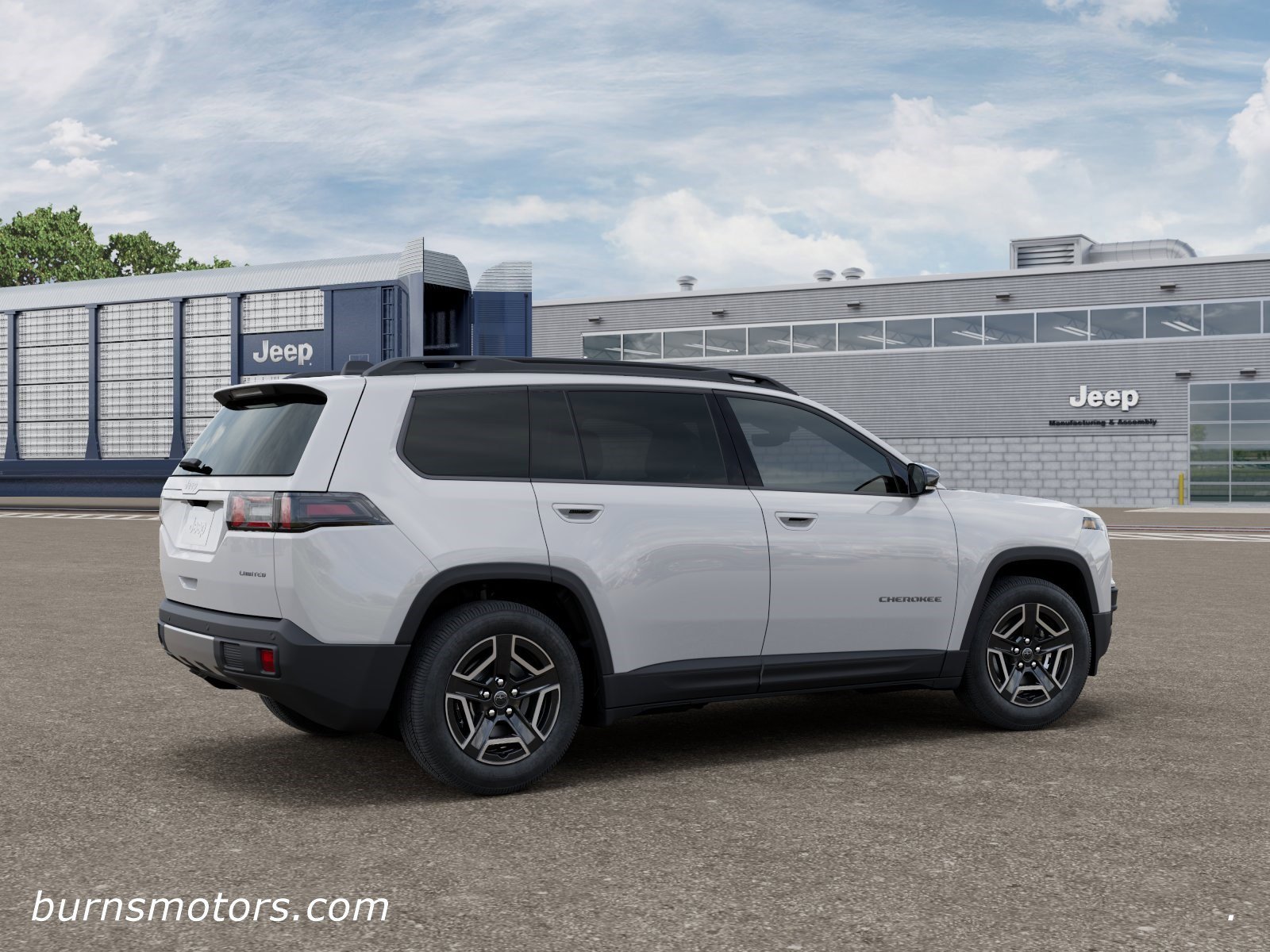 New 2026 Bright White Clear-Coat Exterior Paint Jeep Limited image 4