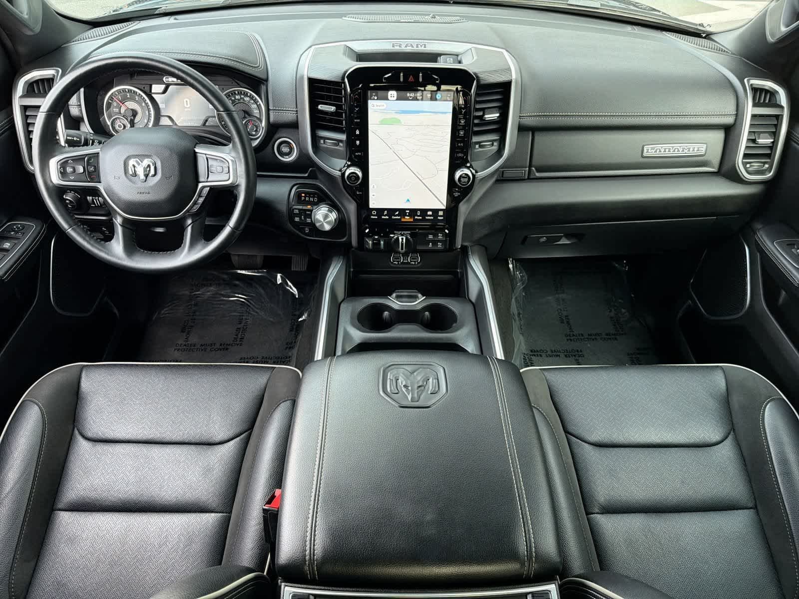 Used 2023 Diamond Black Crystal Pearlcoat Ram Laramie image 16