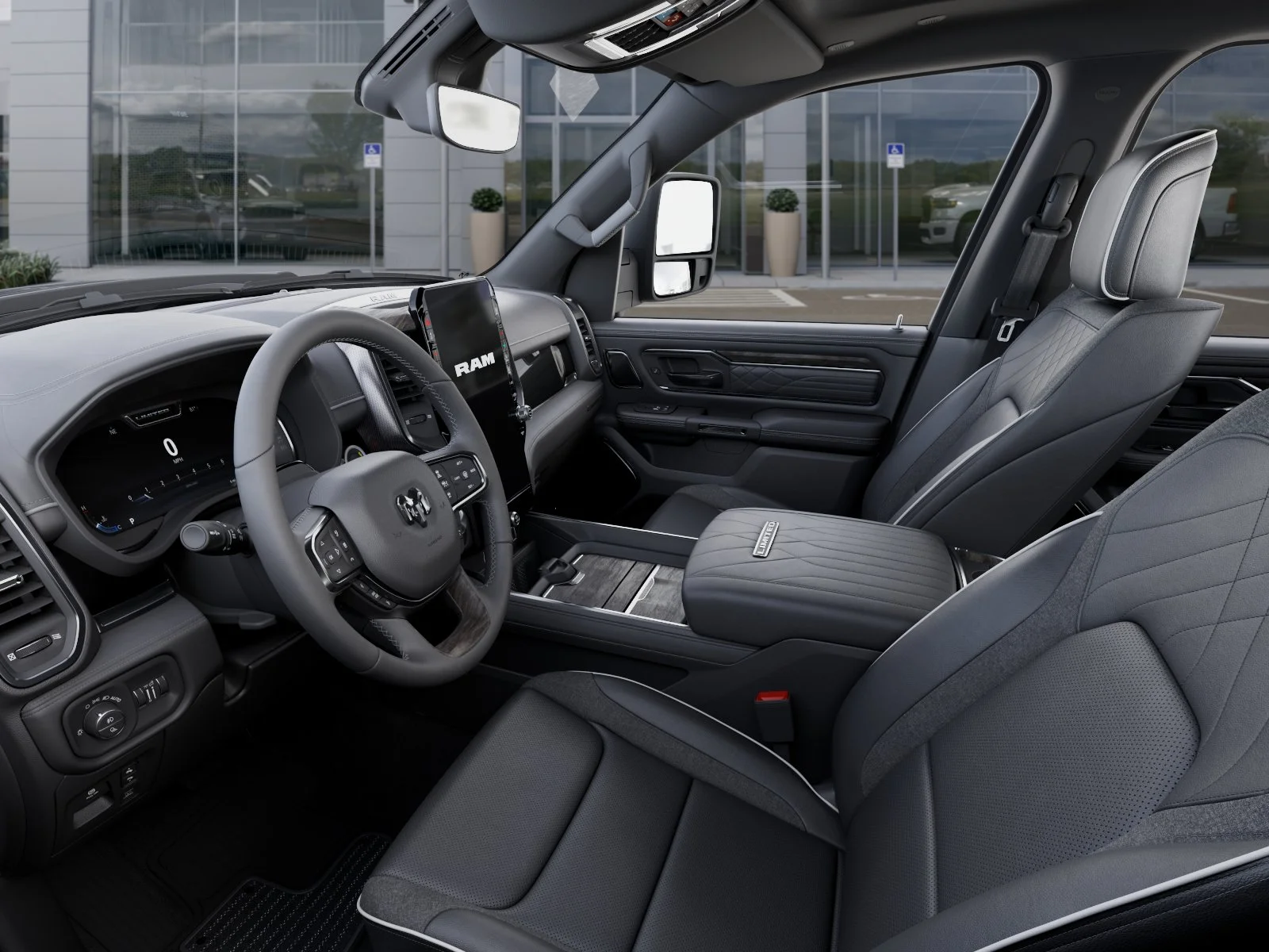 New 2026 Diamond Black Crystal Pearl-Coat Exterior Paint RAM Limited image 49