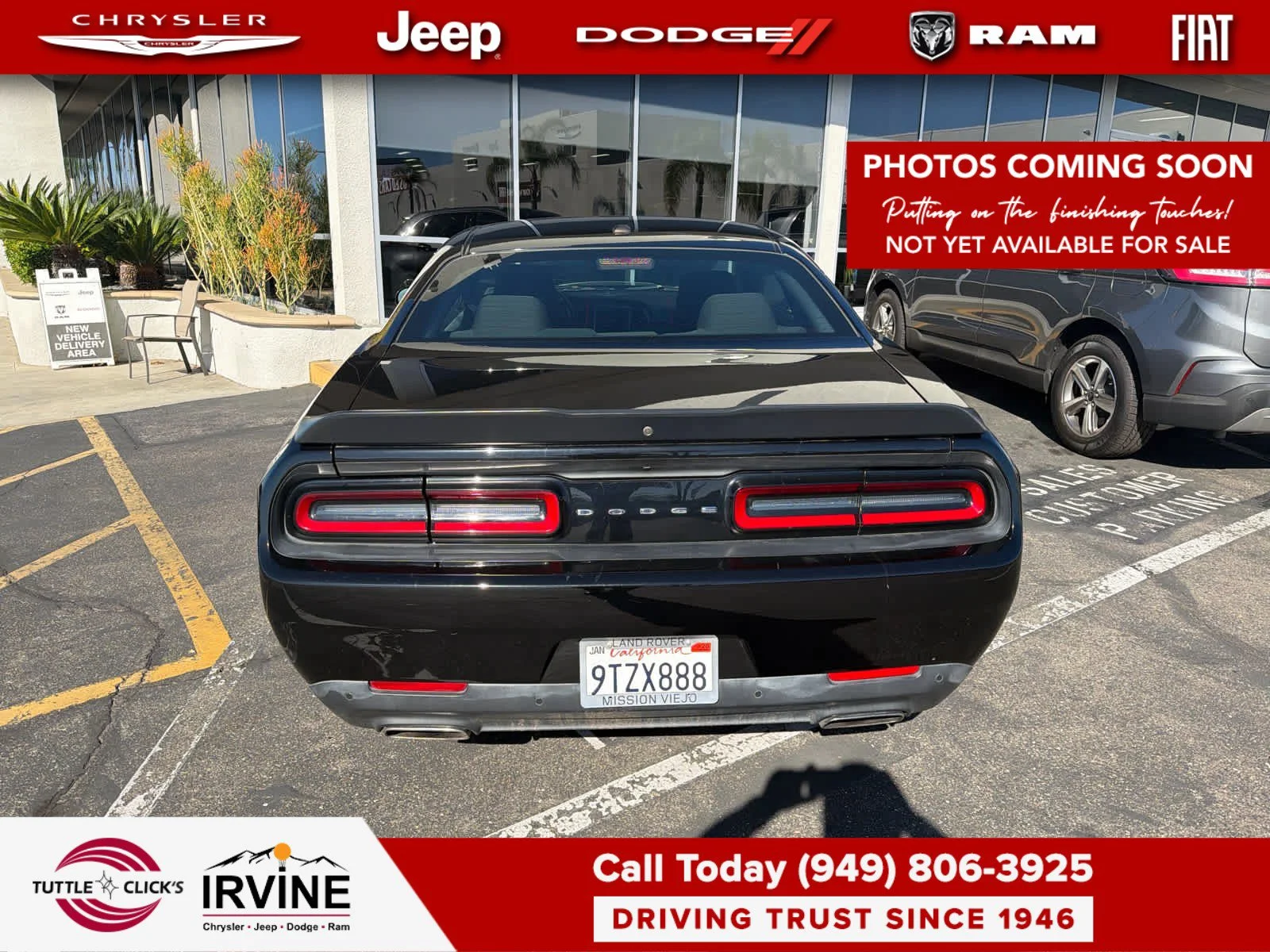 Used 2023 Pitch Black Clearcoat Dodge GT image 4