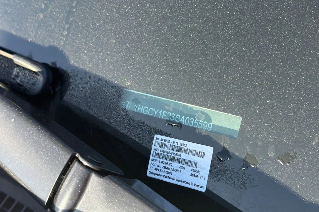 Used 2025 Platinum White Pearl Honda LX image 8
