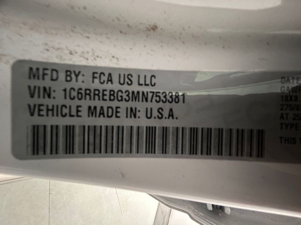 Used 2021 White Ram Big Horn/Lone Star image 20