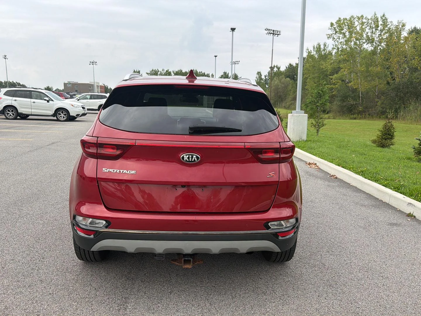Used 2020 Hyper Red Kia S image 4