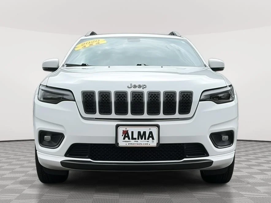 Certified Used 2020 Bright White Clearcoat Jeep High Altitude image 9