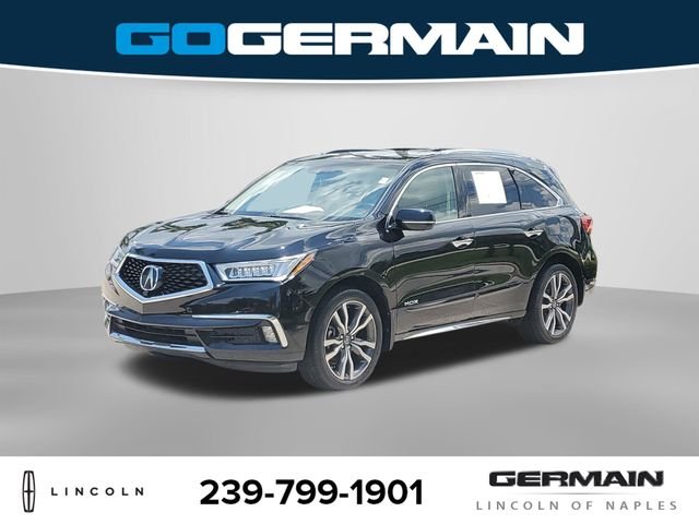 Used 2020 Black Acura Advance image 1