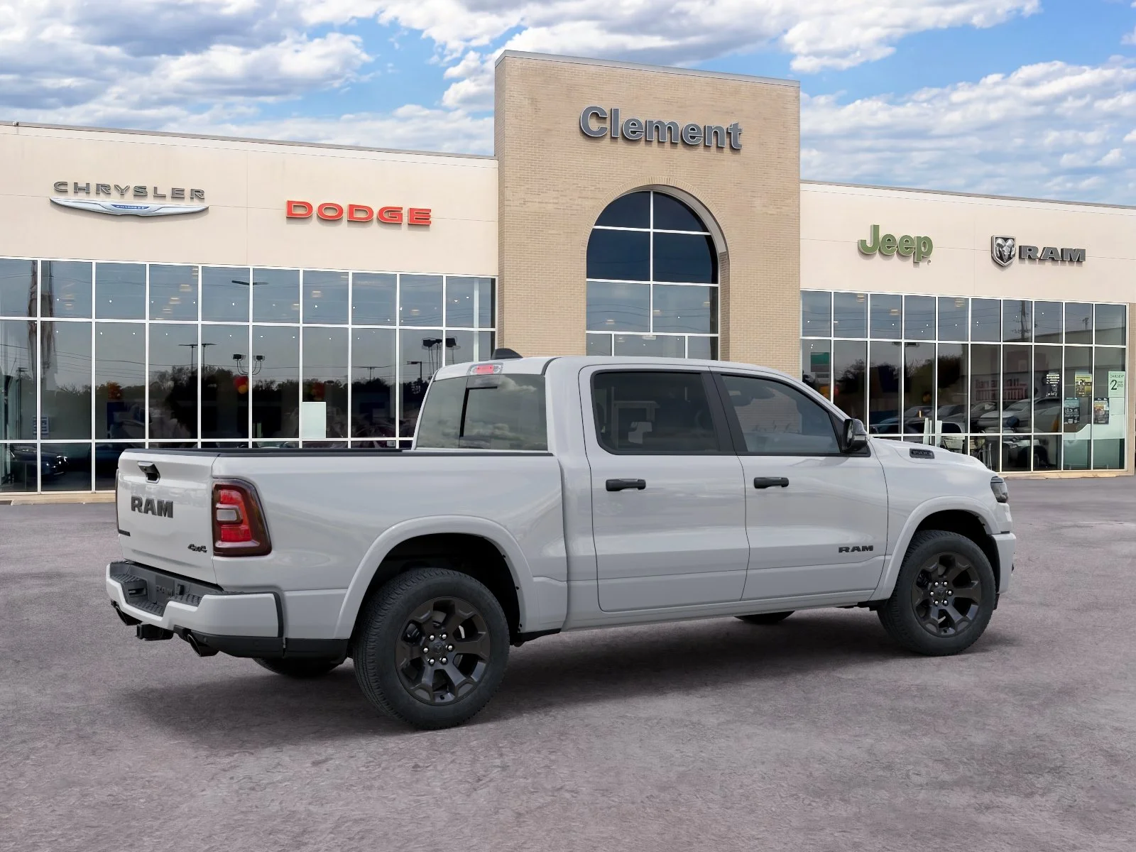 New 2026 Bright White Clear-Coat Exterior Paint RAM Big Horn/Lone Star image 33