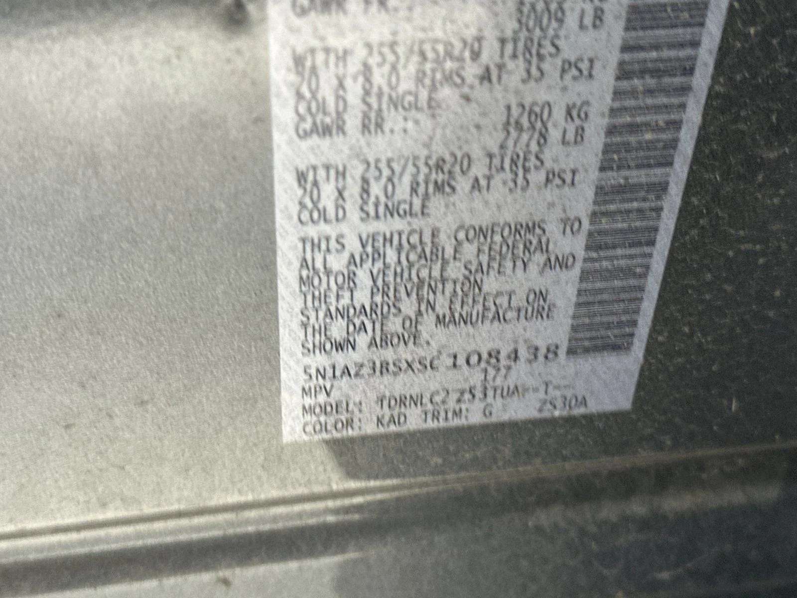 Used 2025 Gun Metallic Nissan SV image 26
