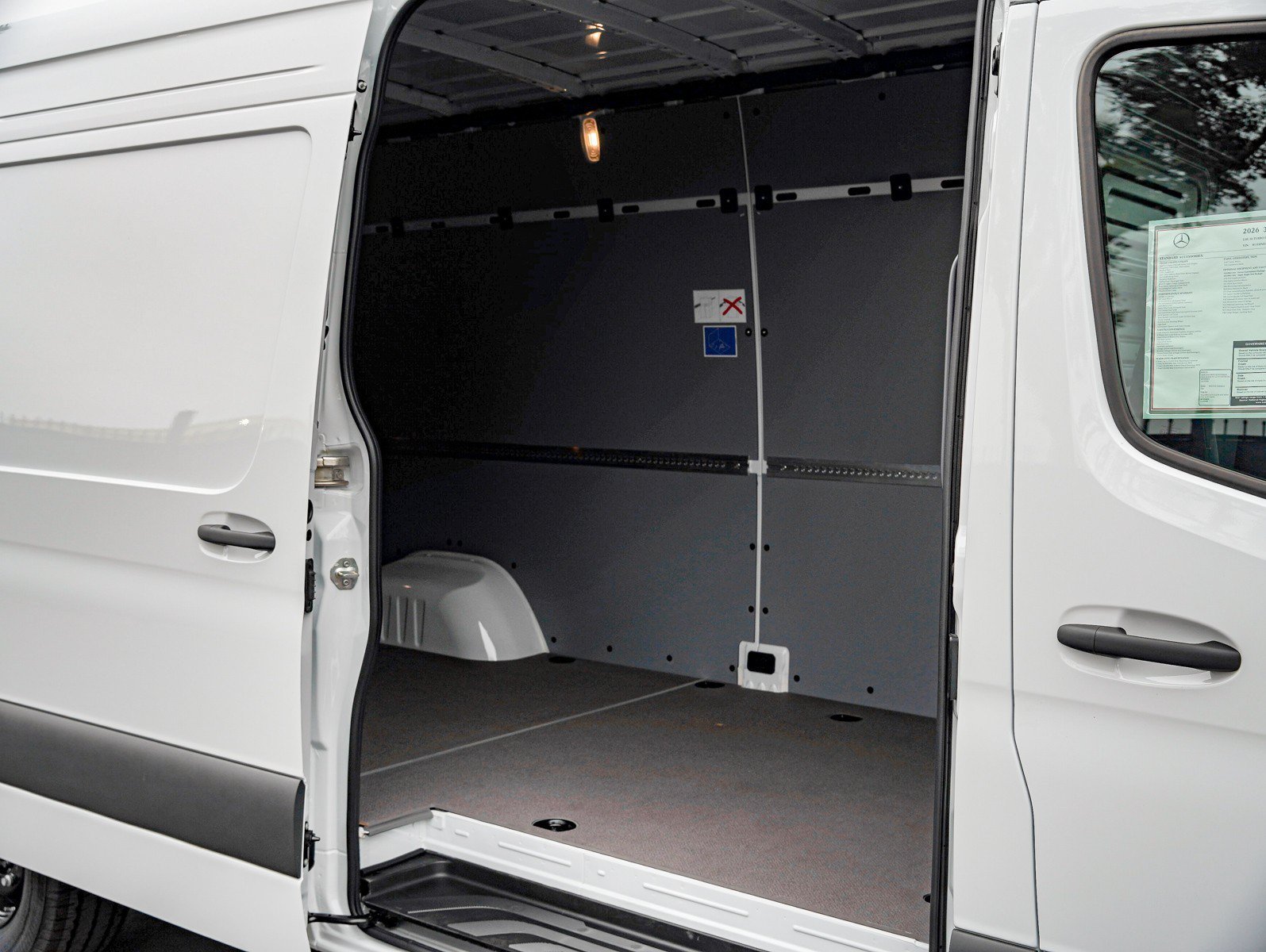 New 2026 Arctic White Mercedes-Benz 3500XD High Roof I4 Diesel HO 170 Extended RWD image 10