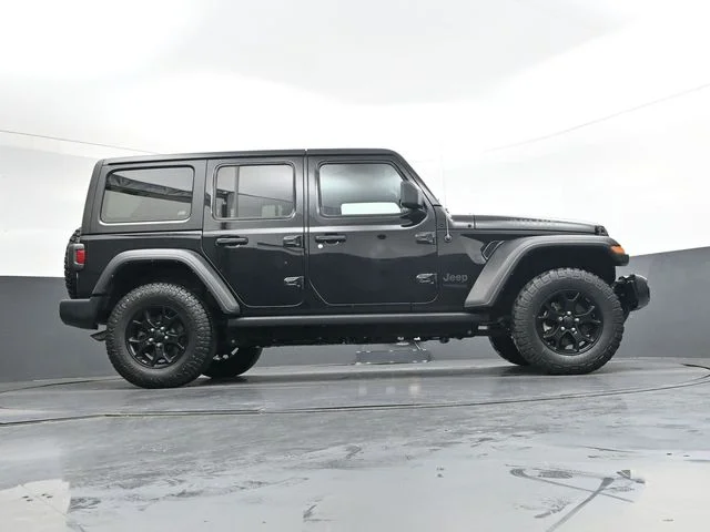 Used 2022 Black Clearcoat Jeep Unlimited Willys image 32