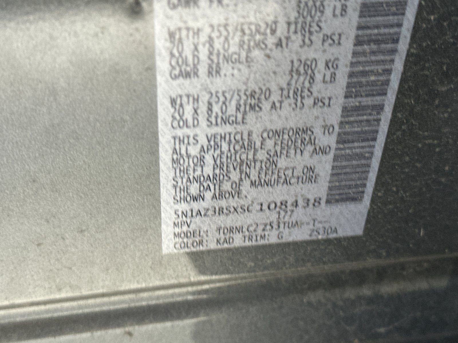 Used 2025 Gun Metallic Nissan SV image 26