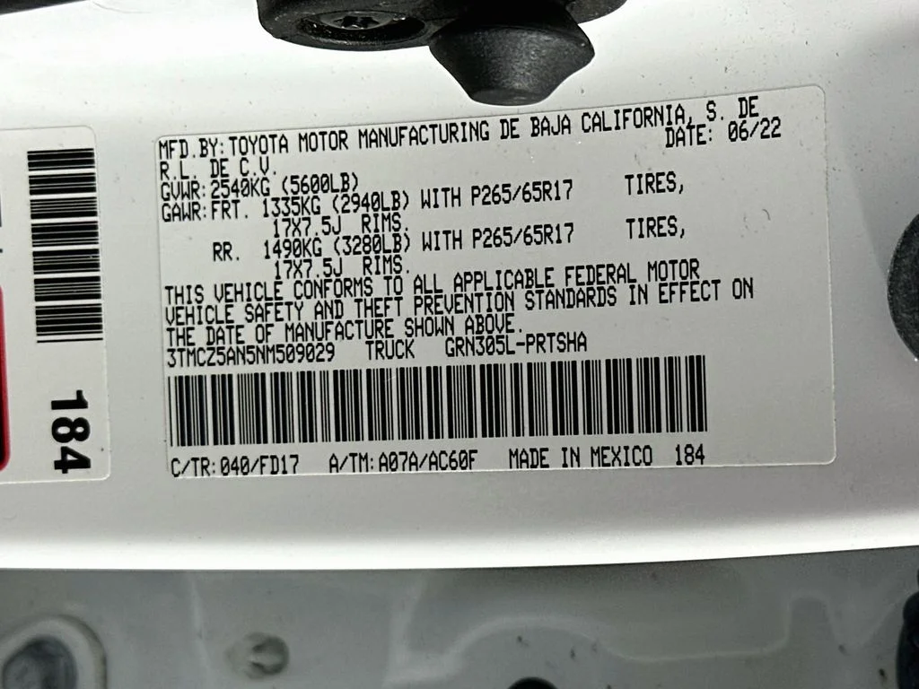 Used 2022 White Toyota TRD Sport image 31