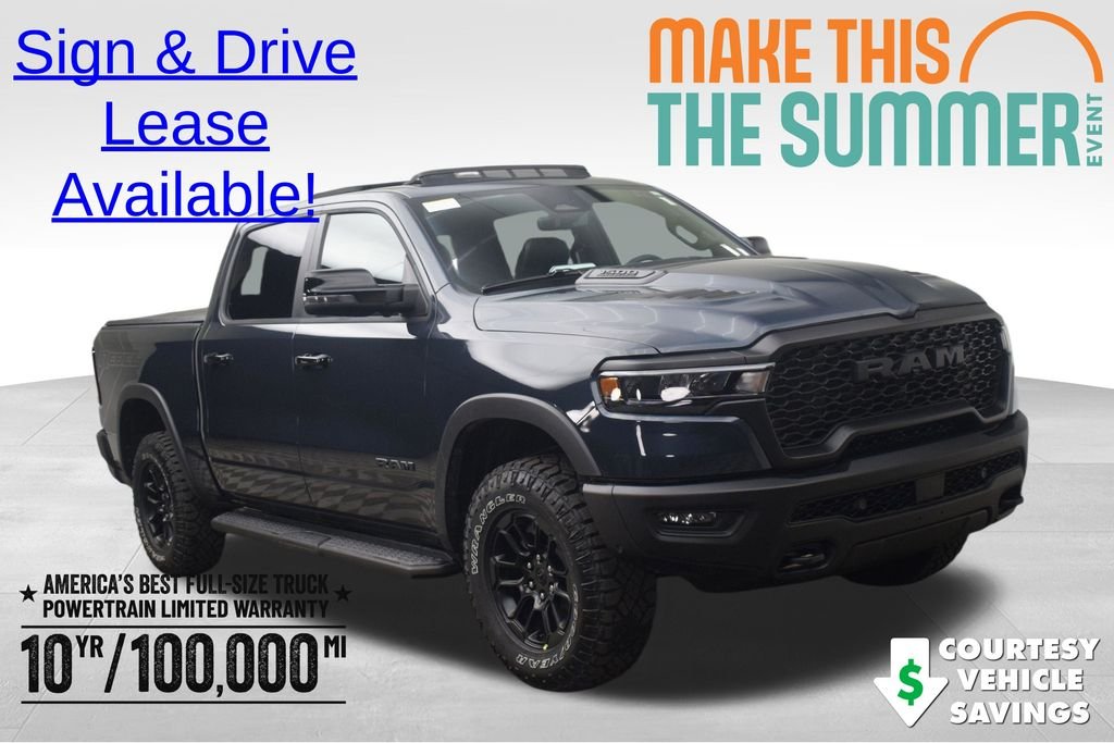 New 2026 Forged Blue Metallic Exterior Paint RAM Rebel image 1