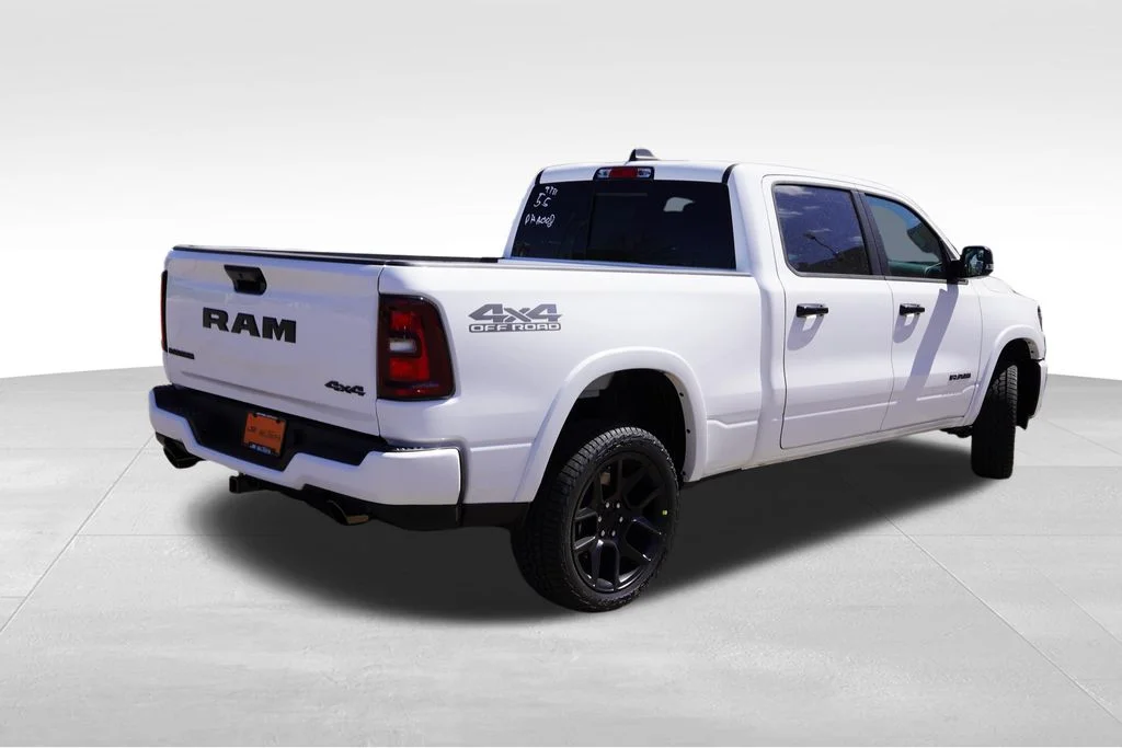 New 2026 Bright White Clear-Coat Exterior Paint RAM Laramie image 3