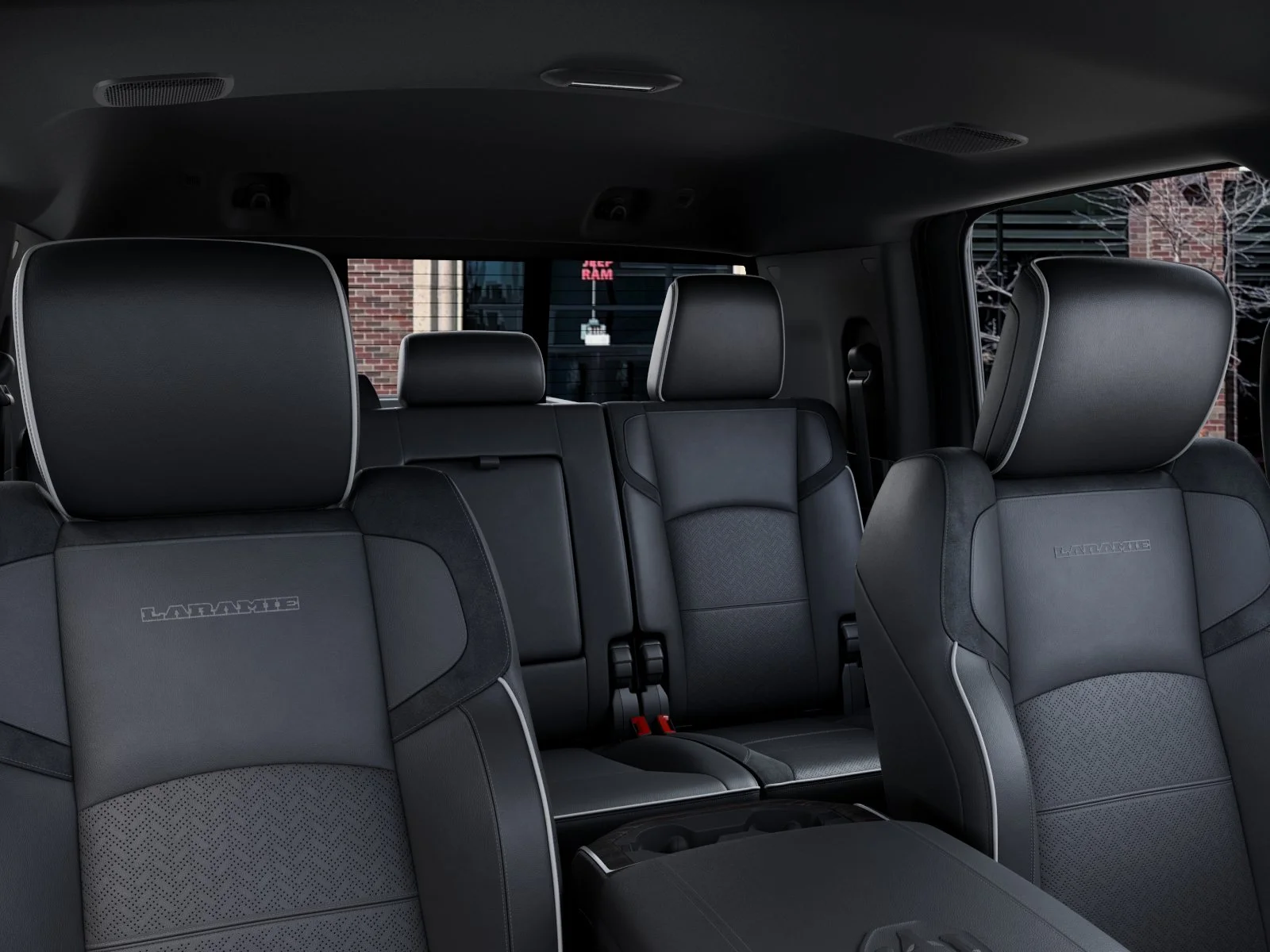 New 2026 Ceramic Gray Clear-Coat Exterior Paint RAM Laramie image 52