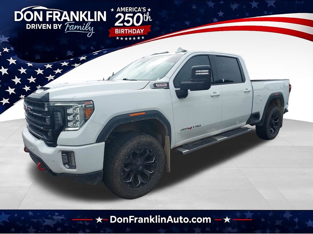 Used 2021 White GMC AT4 image 1