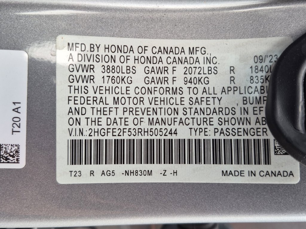 Used 2024 Silver Honda Sport image 31