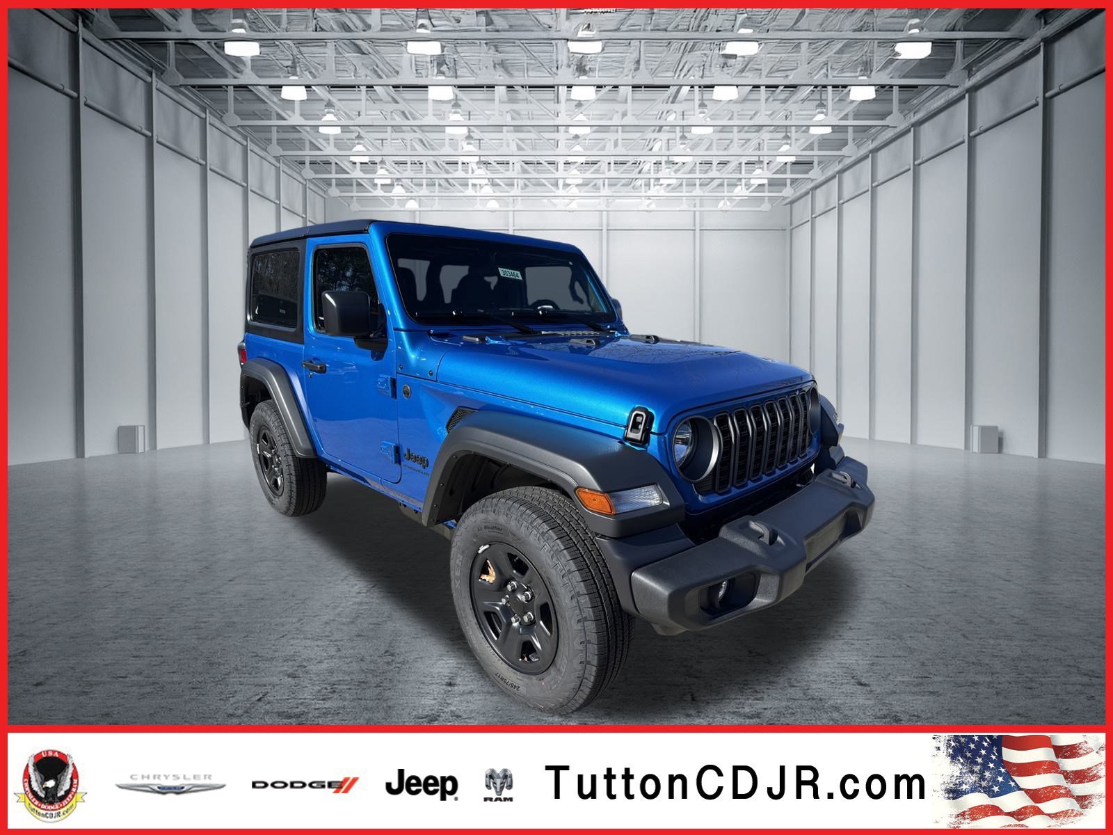 New 2026 Hydro Blue Pearlcoat Jeep Sport image 1