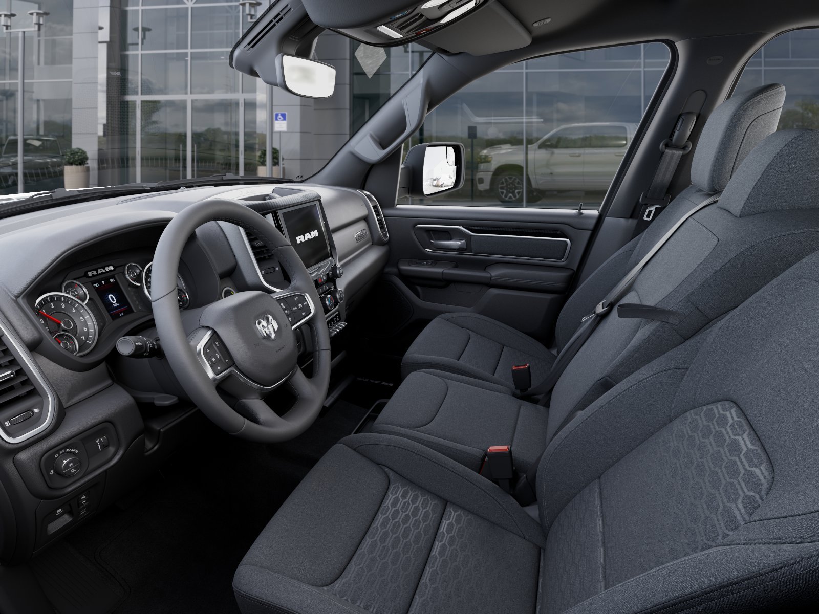New 2026 Diamond Black Crystal Pearl-Coat Exterior Paint RAM Big Horn/Lone Star image 40