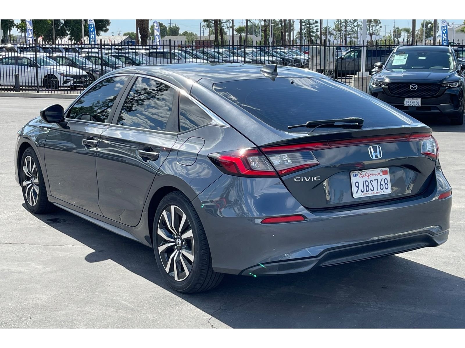 Certified Used 2023 Meteorite Gray Metallic Honda EX image 3