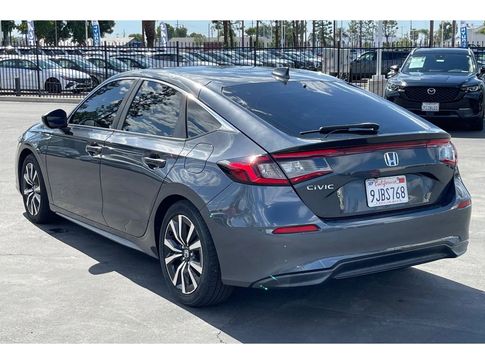 Used 2023 Meteorite Gray Metallic Honda EX image 3