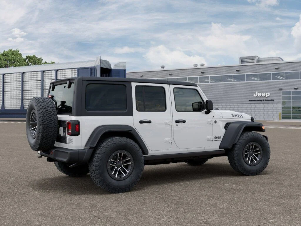 New 2026 Bright White Clear-Coat Exterior Paint Jeep Willys image 4