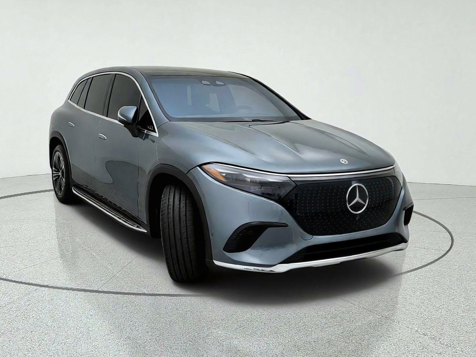 Certified Used 2024 Selenite Grey Metallic Mercedes-Benz EQS 450+ image 4