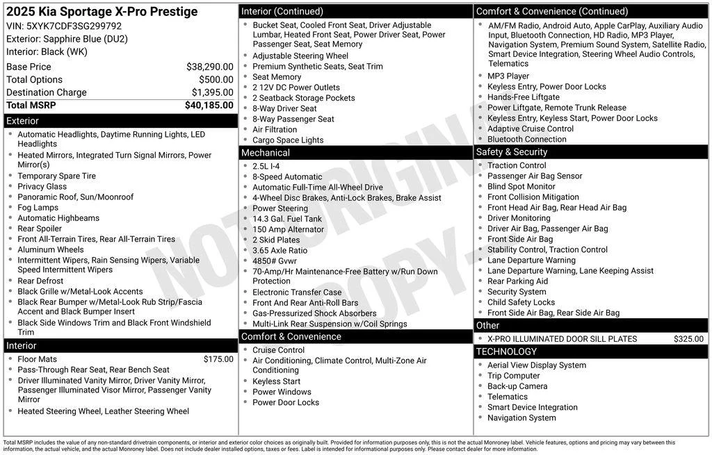 2025 Kia Sportage X-Pro Prestige - Photo 7