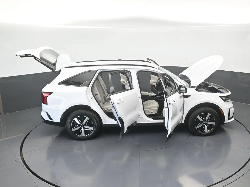 Used 2023 Glacial White Pearl Kia EX image 73