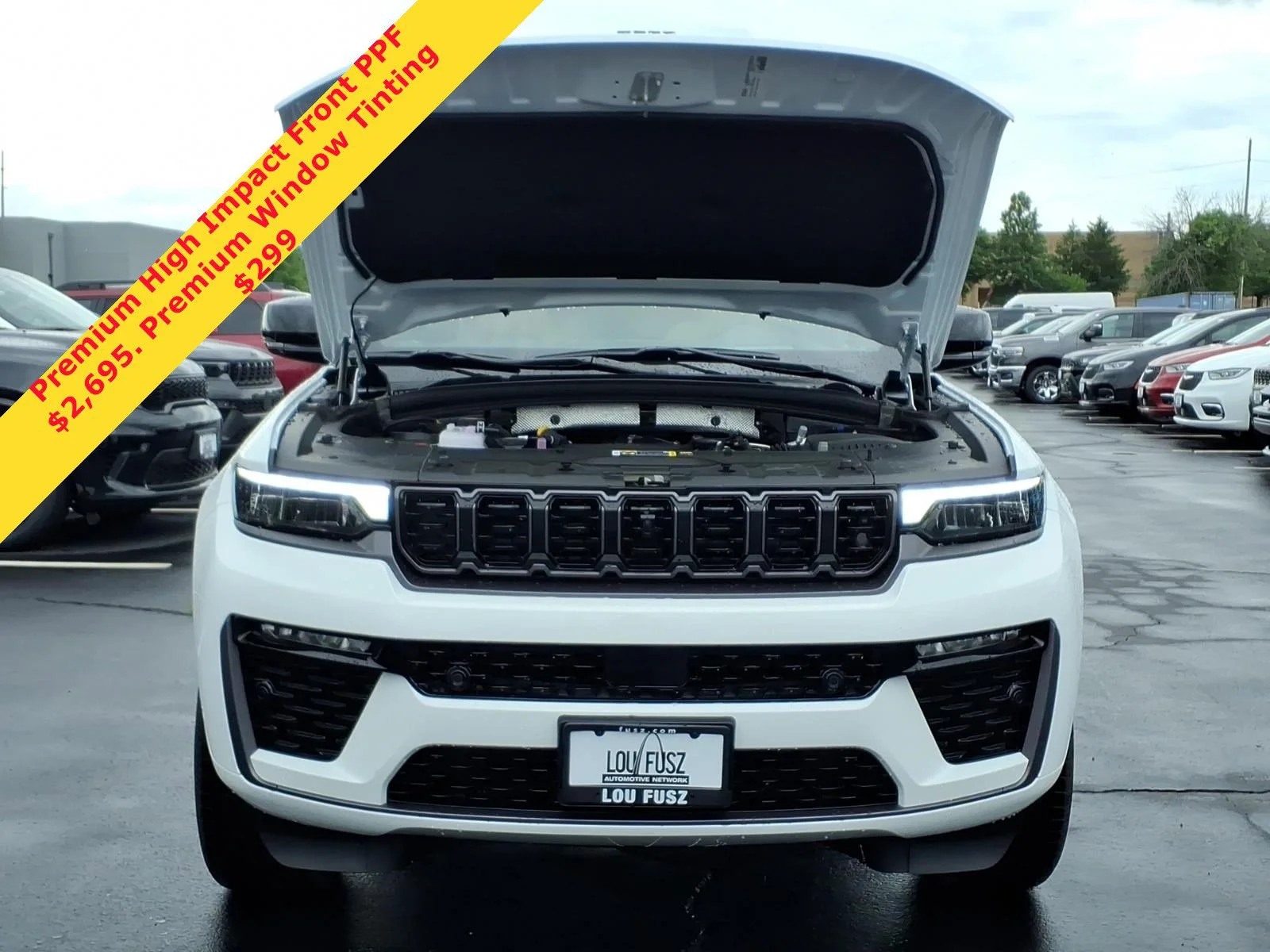 New 2026 Bright White Clear-Coat Exterior Paint Jeep Summit image 23