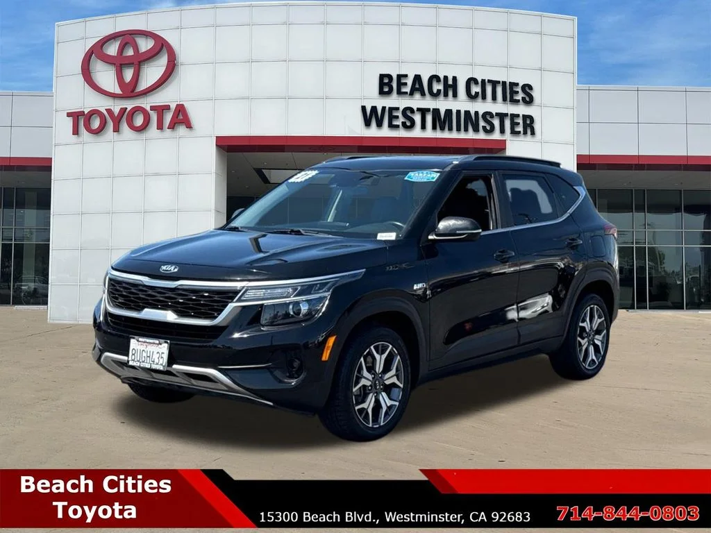 Used 2021 Black Kia EX image 6