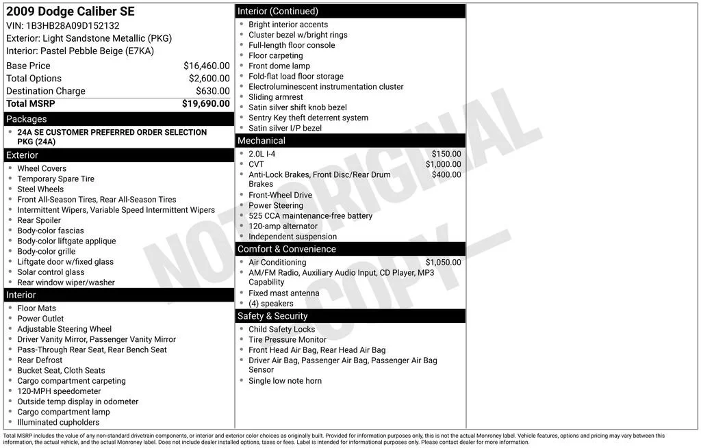 2009 Dodge Caliber's photo