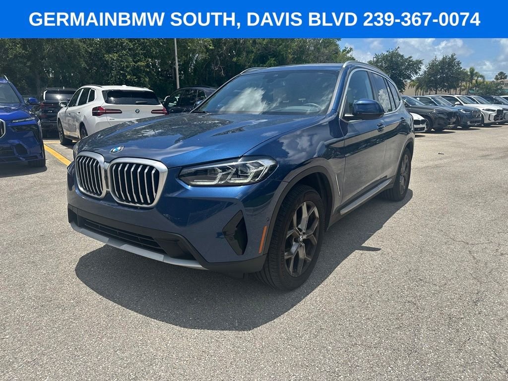 Certified Used 2023 Blue Metallic BMW xDrive30i image 1