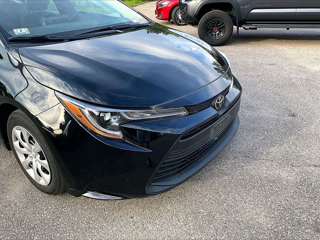 Certified Used 2024 Black Toyota LE image 8