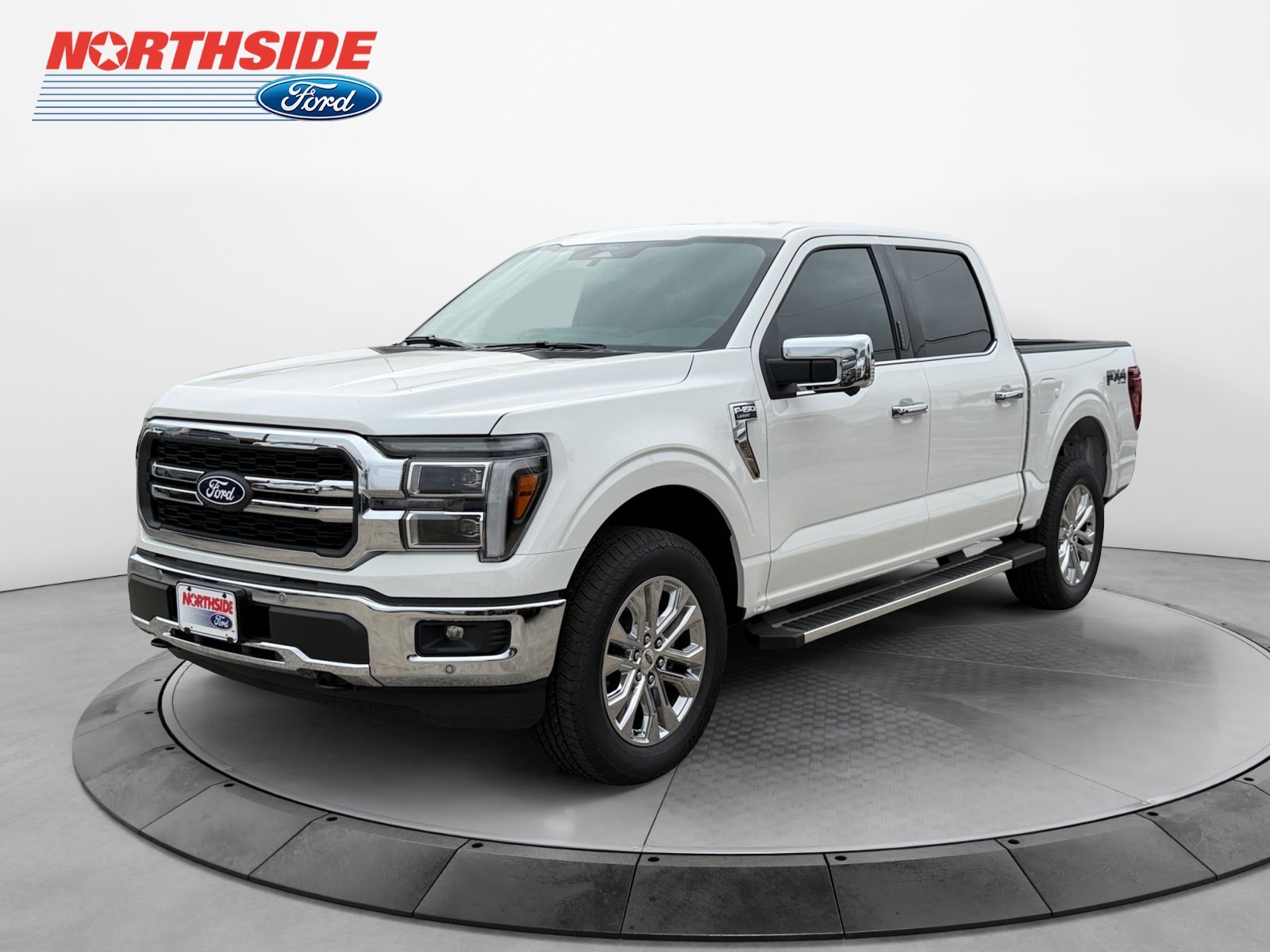 New 2026 Star White Metallic Tri-Coat Ford LARIAT image 3