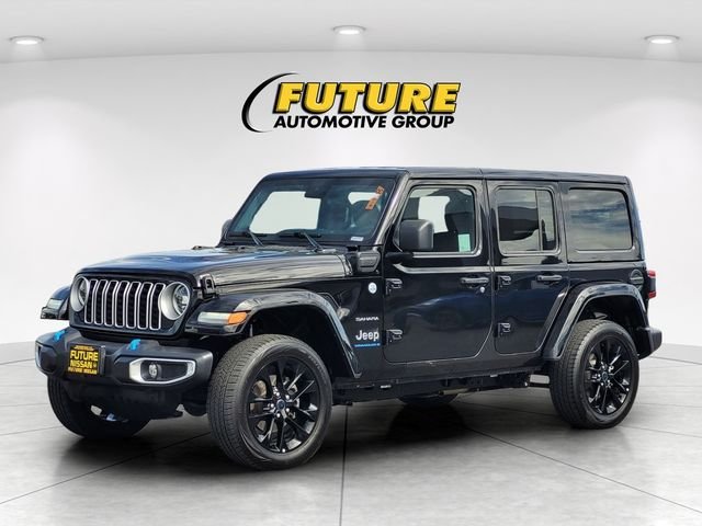 Used 2024 Black Jeep Sahara 4xe image 5